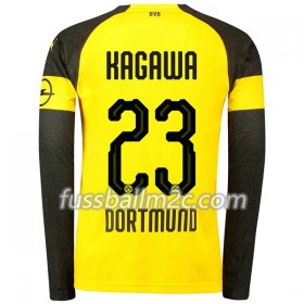Fußballtrikots Borussia Dortmund Kagawa 23 Heim Trikotsatz 2018-2019 Langarm